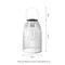 Set of 2/4 9.75"H Metal Solar Powered Edison Bulb Outdoor Hanging Lantern